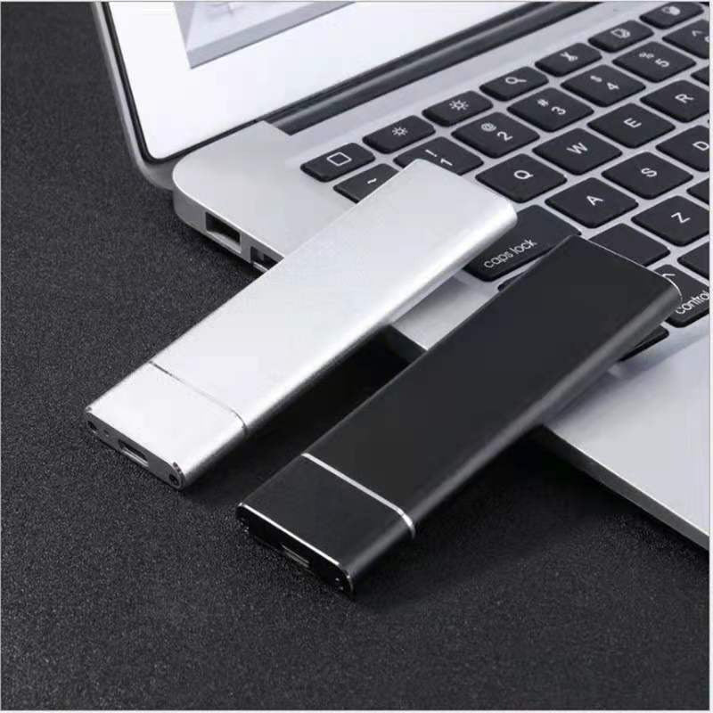 Hurtig USB 3.1 Kompakt Ekstern SSD - Plug-and-Play, Bærbar