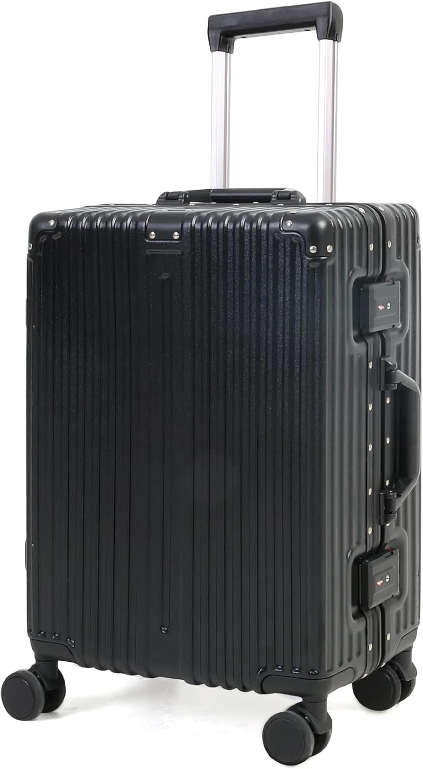Holdbar Aluminium Kuffert | TSA-lås og Støjsvage Hjul