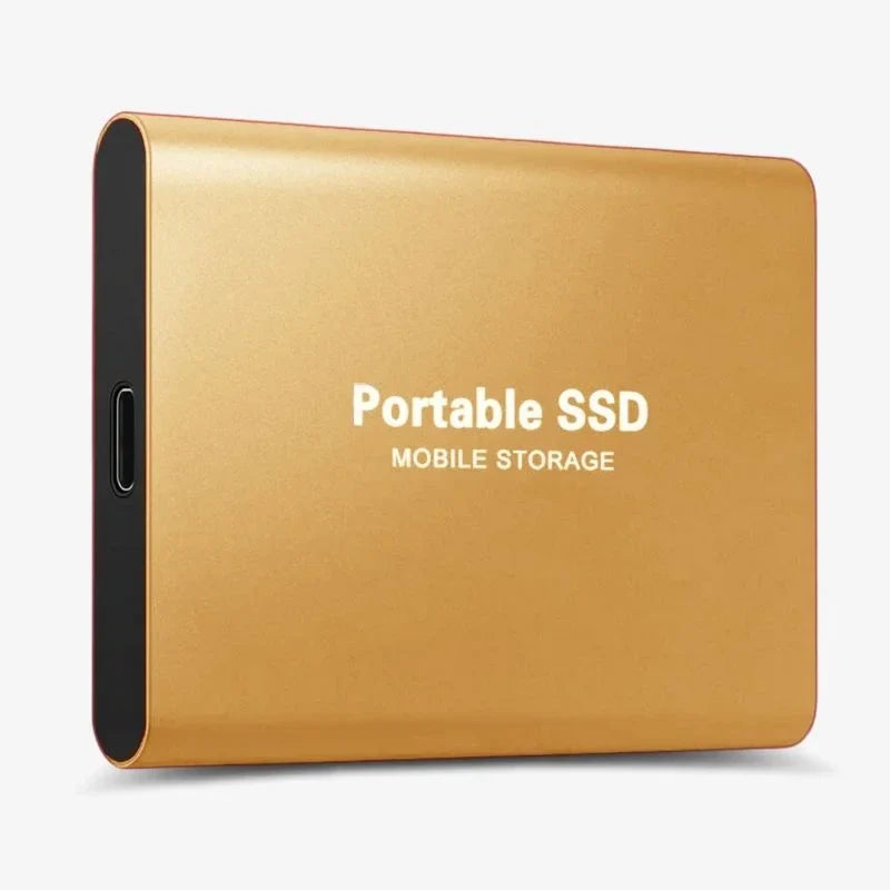 Kompakt Bærbar USB-C Ekstern SSD | Hurtig og Holdbar lagerenhed