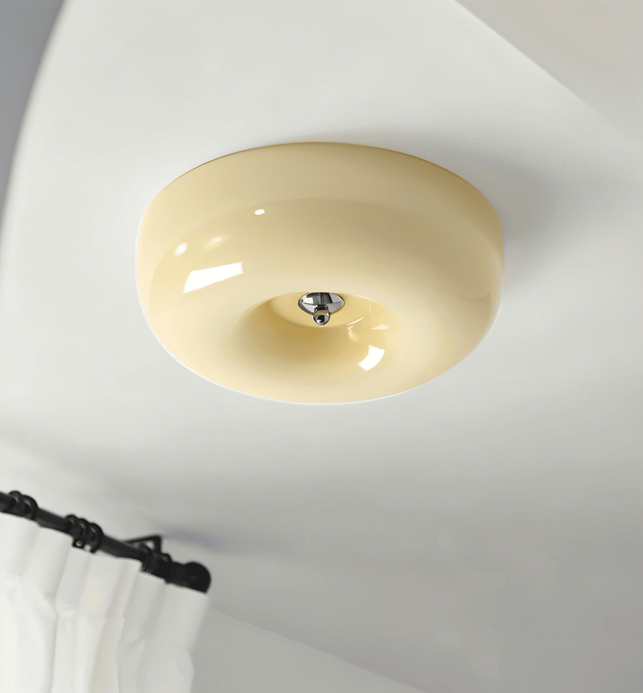Donut Loftslys | Moderne Skandinavisk Hvid Glas Pendellampe