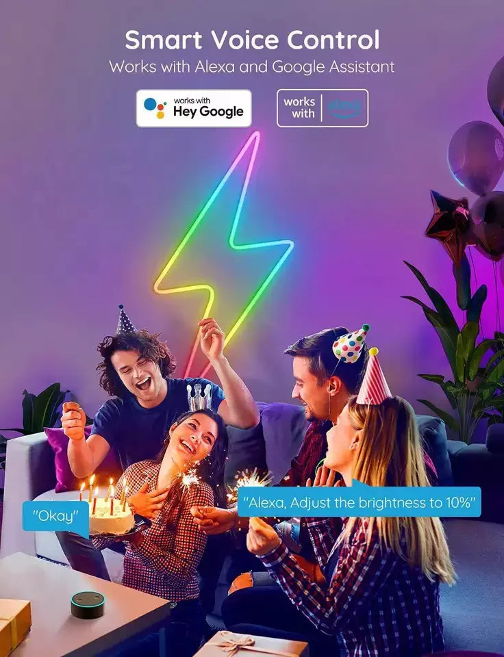 App-Styret RGB-Belysning til Hjemmet og Humør Stemning
