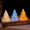 Mini LED Krystal Juletræs Natlys