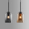 Midt-Århundrede Pendel Lampe | Dobbelt Glas Skygge