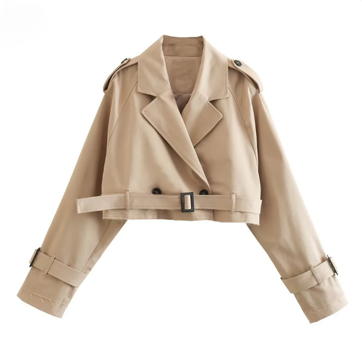 Evandra | Dame Beskåret Trenchcoat