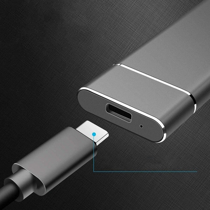 Hurtig USB 3.1 Kompakt Ekstern SSD - Plug-and-Play, Bærbar