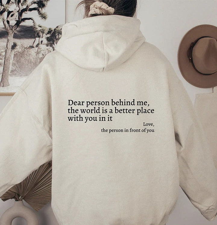Inspirerende Citat Unisex-Hættetrøje | Blød og Varm