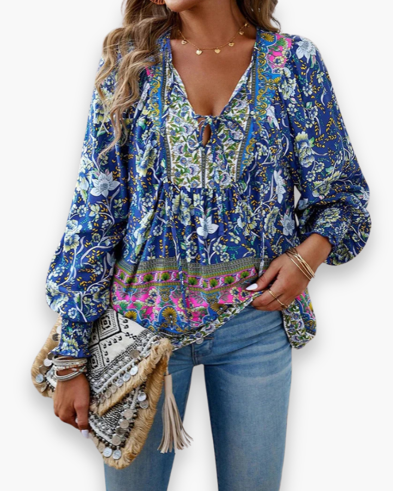 Calira | Dame Luftig Blomstret Sommertop