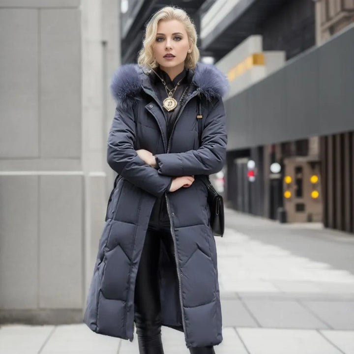 Elegant Dame Vinterfrakke | Lang Udformning