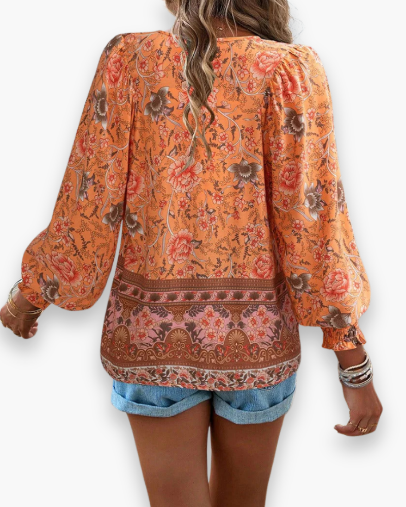 Calira | Dame Luftig Blomstret Sommertop