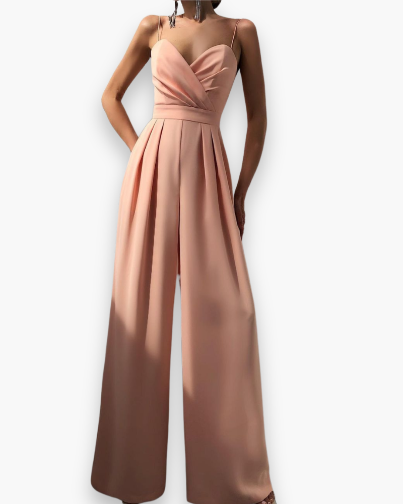 Aenara | Dame Elegante Bælte Jumpsuit