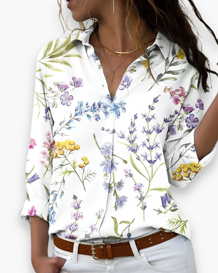 Daphira | Dame Afslappet Tryk Bluse