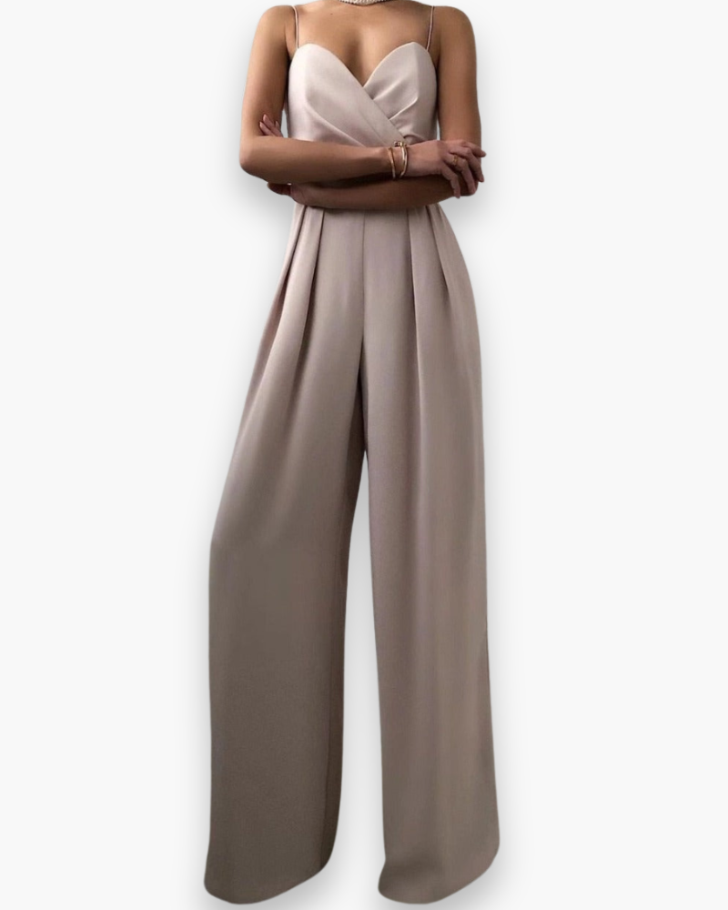 Aenara | Dame Elegante Bælte Jumpsuit