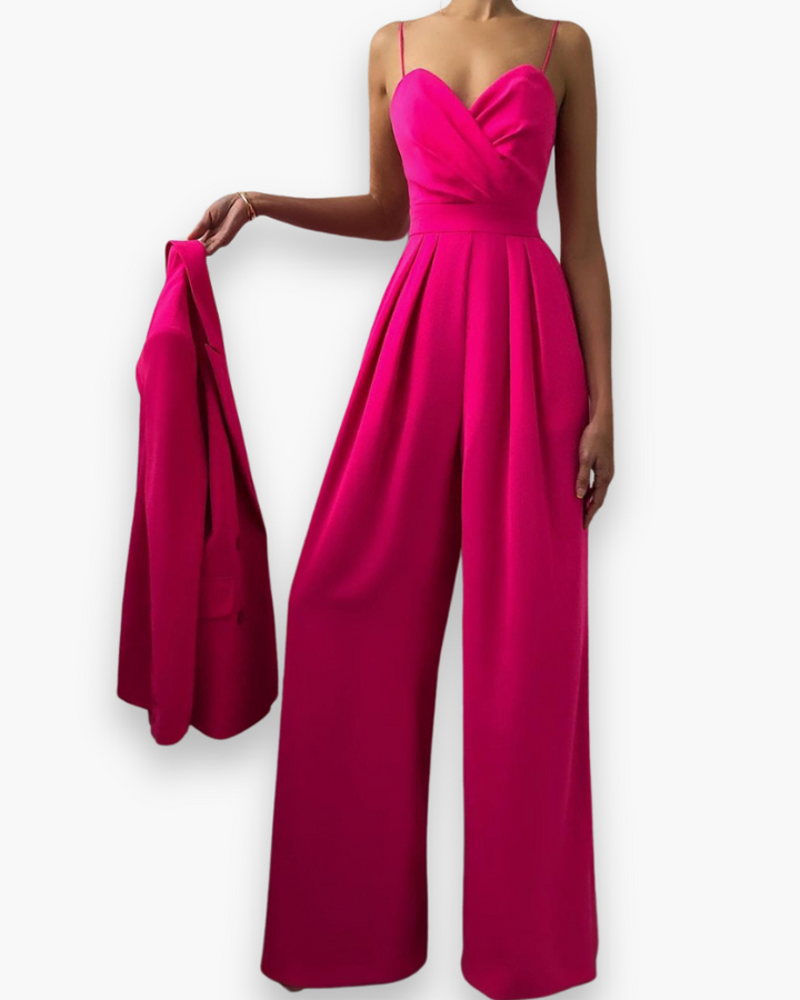 Aenara | Dame Elegante Bælte Jumpsuit