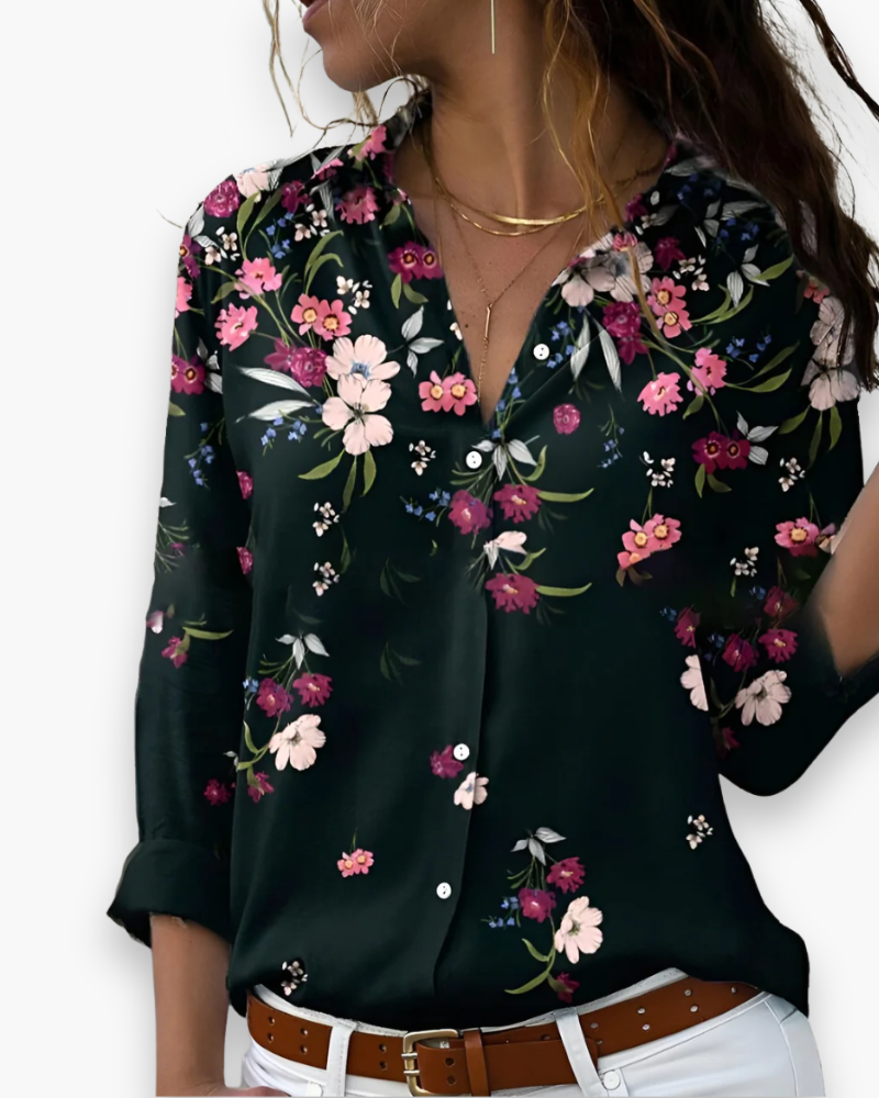 Daphira | Dame Afslappet Tryk Bluse