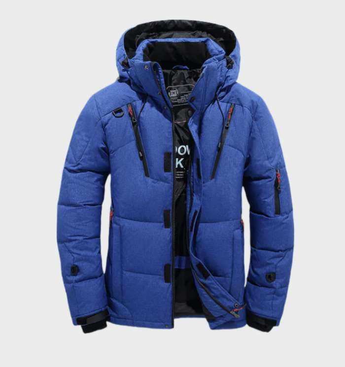 Tykt Polstret Parka Vinterjakke Til Mænd