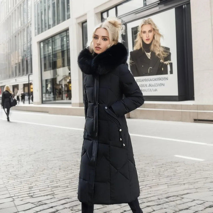 Elegant Dame Vinterfrakke | Lang Udformning