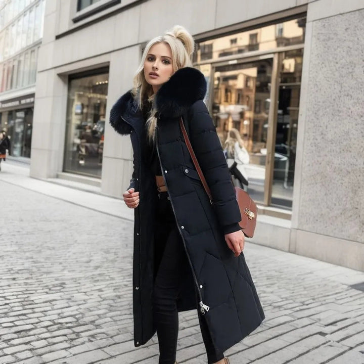 Elegant Dame Vinterfrakke | Lang Udformning