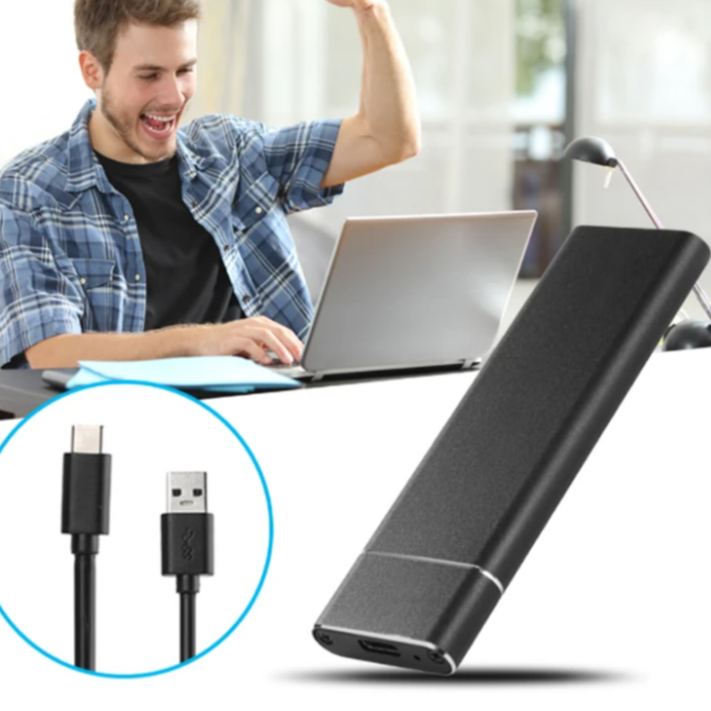Ekstern Harddisk - Ultrahurtig Bærbar Opbevaring med USB 3.2 / SSD-Ydelse