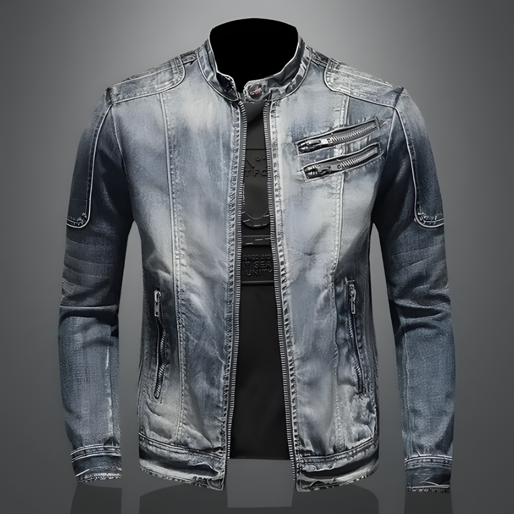 Herre Retro Denimjakke