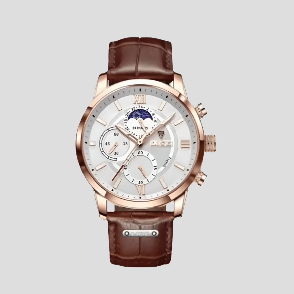 42 mm Herre klassisk Herreur | Elegante Kvartsur
