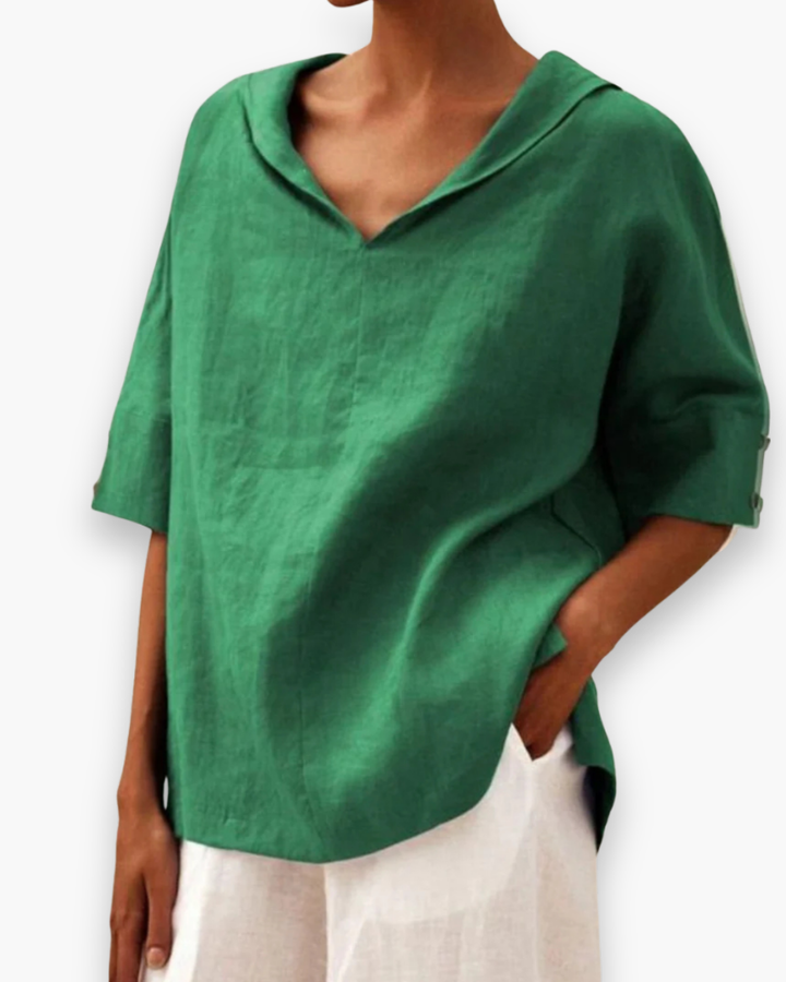 Nerisse | Dame Elegante Luftig Bluse