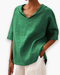 Nerisse | Dame Elegante Luftig Bluse