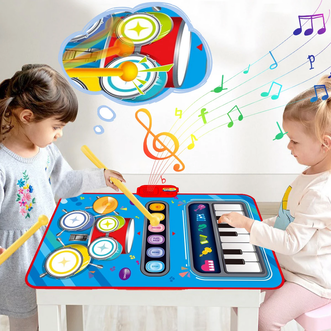 Musikalsk Legemåtte | Interaktiv Babylegemåtte med Lyde og Musik
