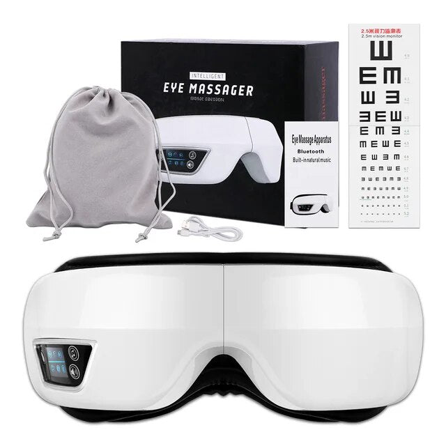 Eyeglow 6D øjenmassageapparat | Til øjen Træthed Lindring
