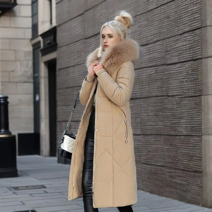 Elegant Dame Vinterfrakke | Lang Udformning