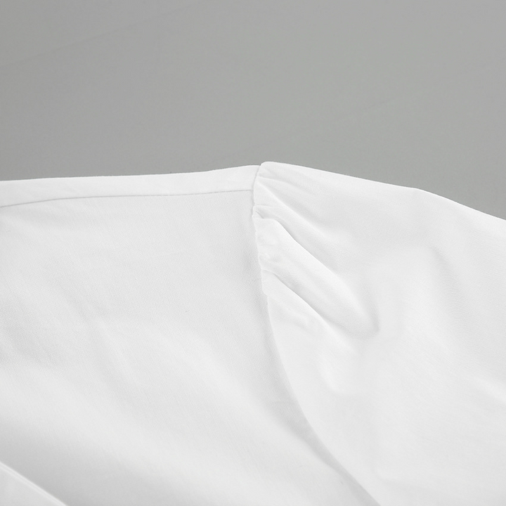 Dame Hvid Bluse | Elegante Sløjfe Binde Hals Og Tidløs Stil