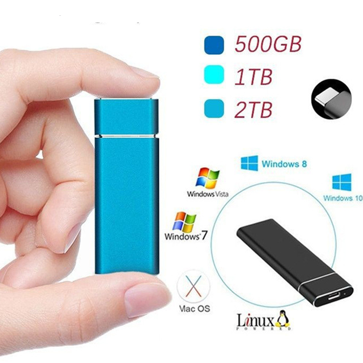 Ekstern Harddisk - Ultrahurtig Bærbar Opbevaring med USB 3.2 / SSD-Ydelse