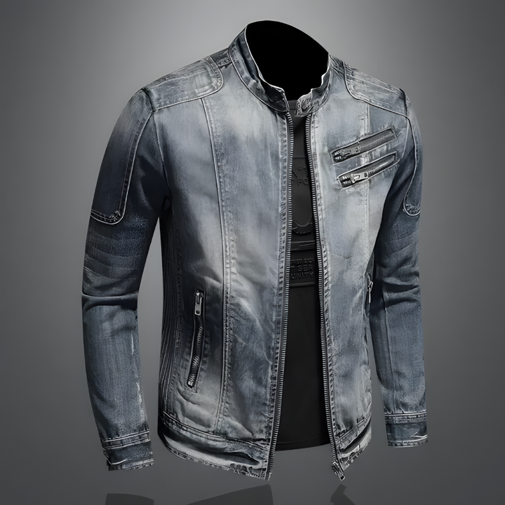 Herre Retro Denimjakke
