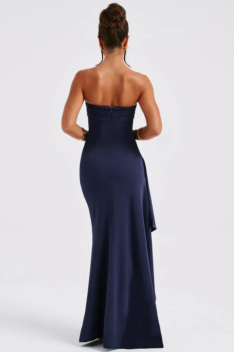 Elegante Snoet Maxi Aftenkjole