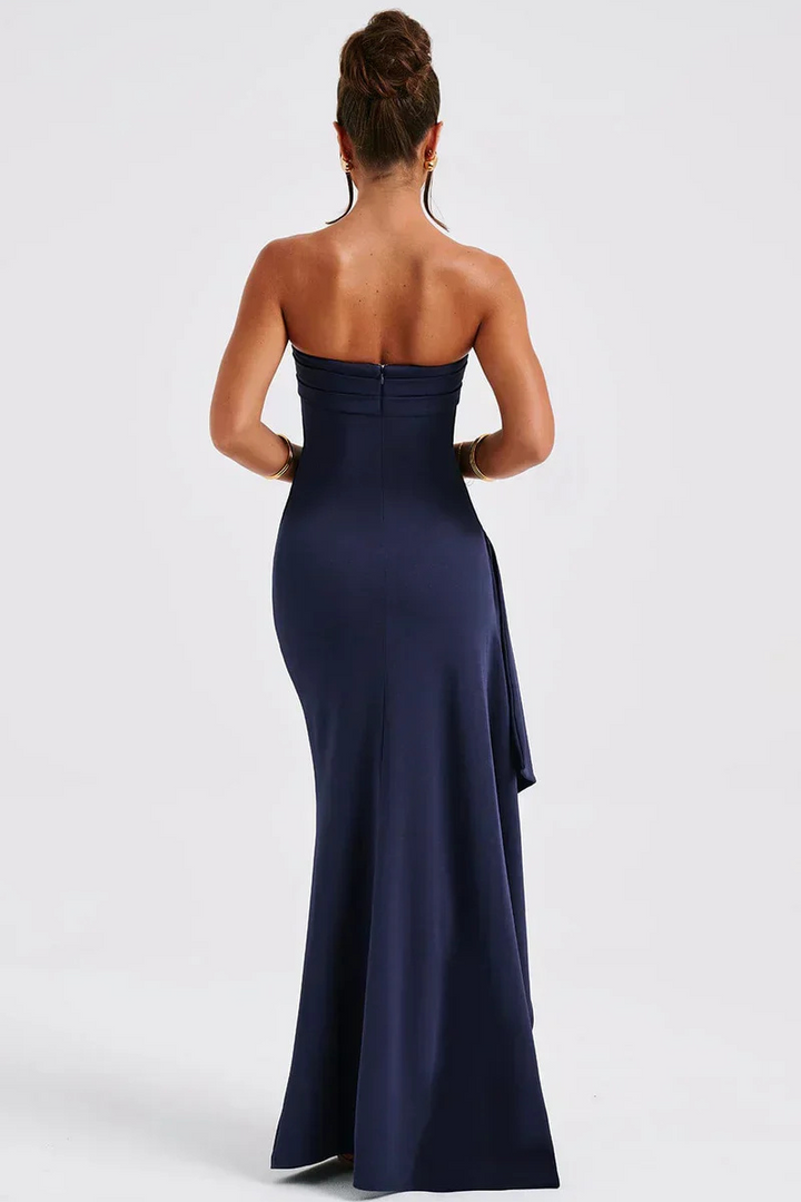 Elegante Snoet Maxi Aftenkjole