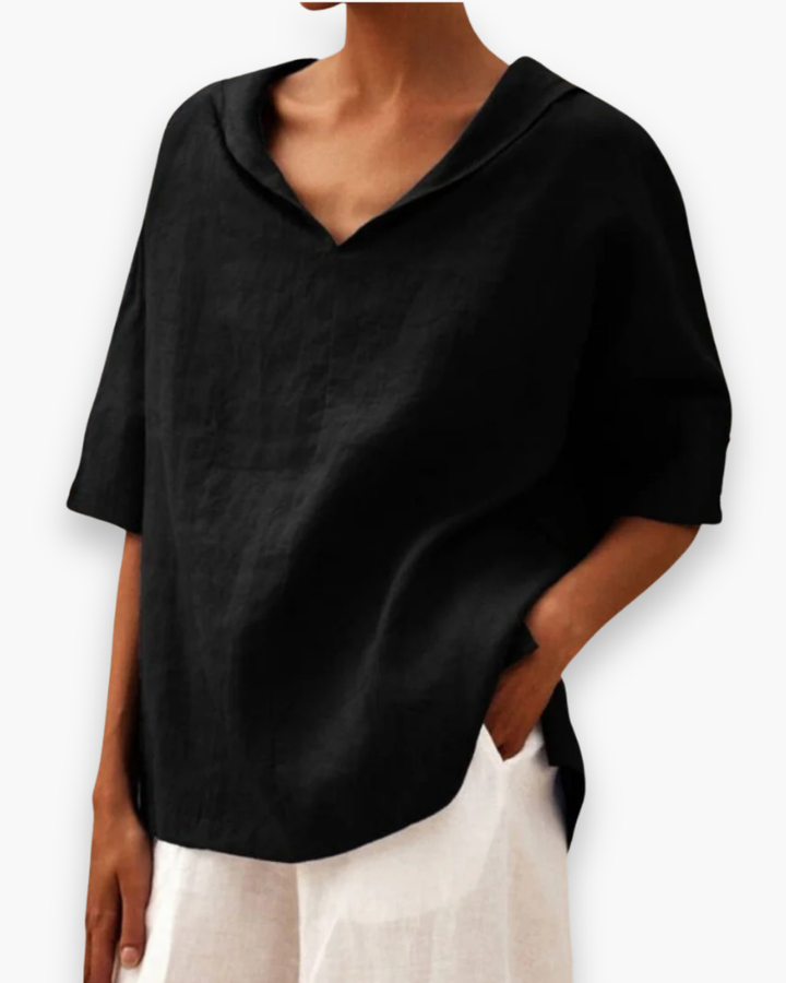 Nerisse | Dame Elegante Luftig Bluse