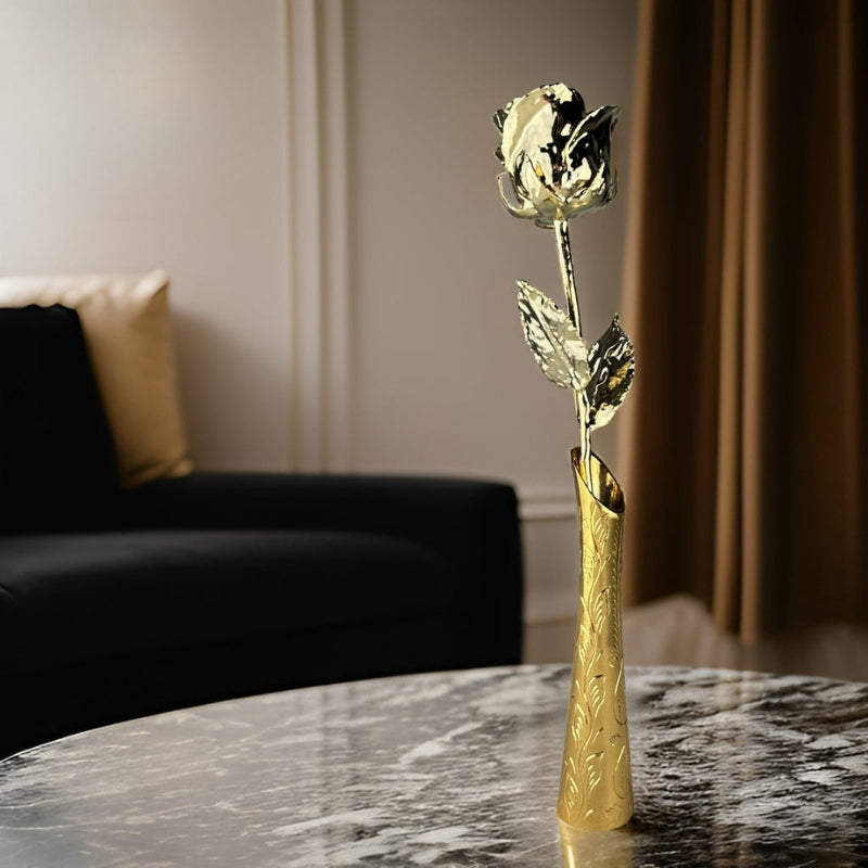For Altid Gylden Rose | Elegant Bolig Dekor og Tidløs Gave