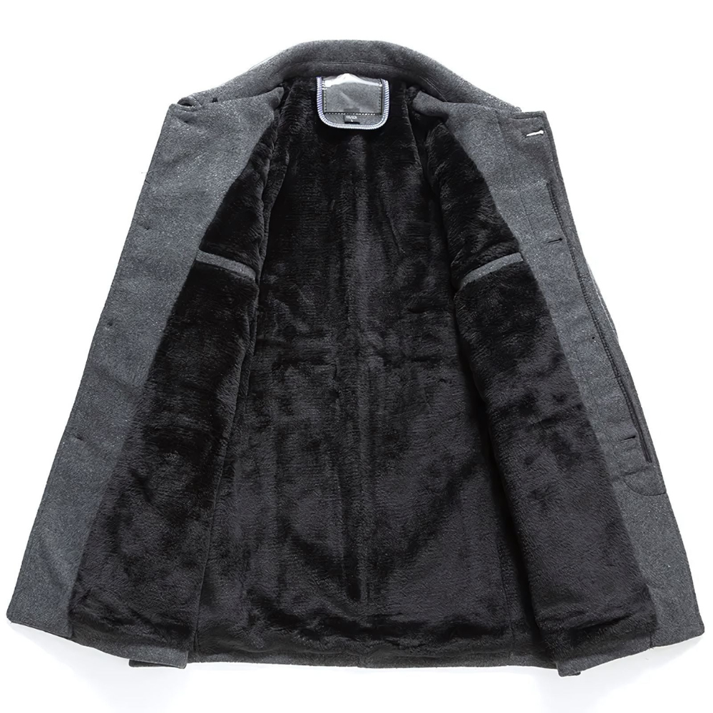 Herre Klassisk og Stilfuld Skræddersyet Overfrakke