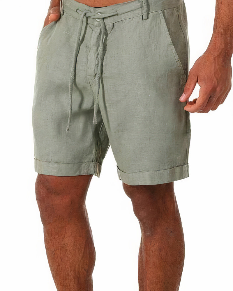 Jace | Herre Linned Sommer Shorts