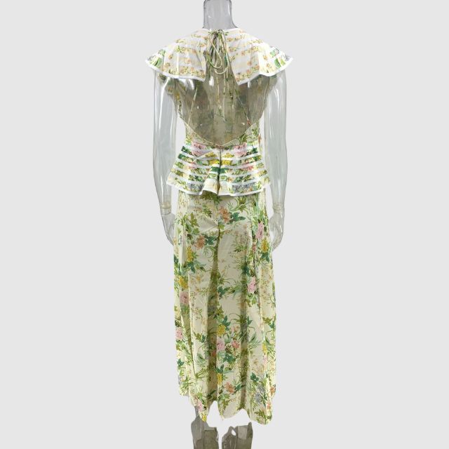 Phyrna | Viviana Blomstret A-Linje Kjole