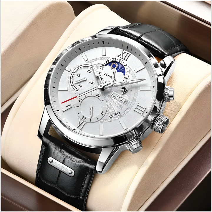 42 mm Herre klassisk Herreur | Elegante Kvartsur