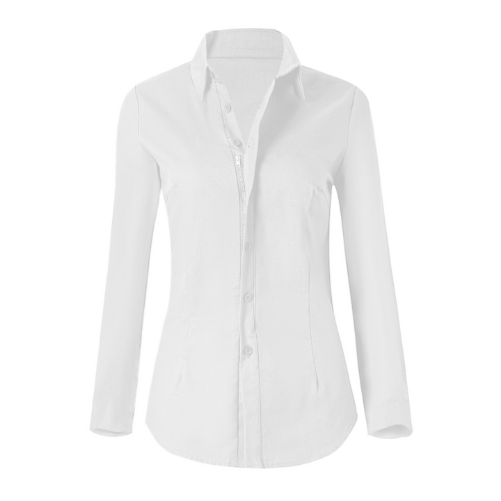 Elowen | Damebluse med Ryggen Lynlås