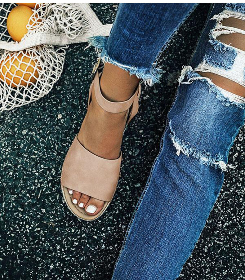 Indigo | Dame Platform Espadrille Sandaler