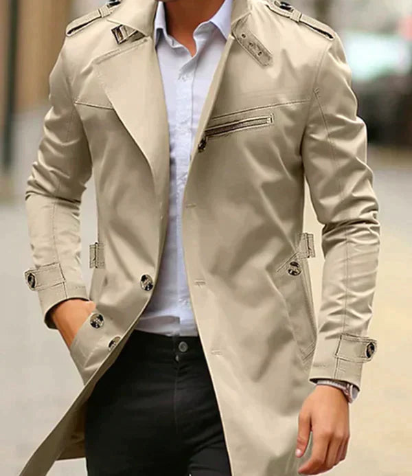 Herre Trenchcoat | Forretning Afslappet Stil