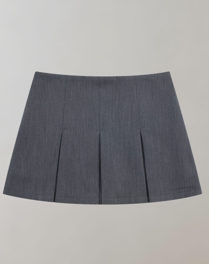 Dörte | Flydende Plisseret Mini Skort Til Kvinder