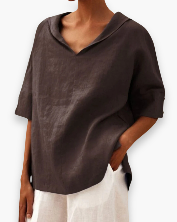 Nerisse | Dame Elegante Luftig Bluse