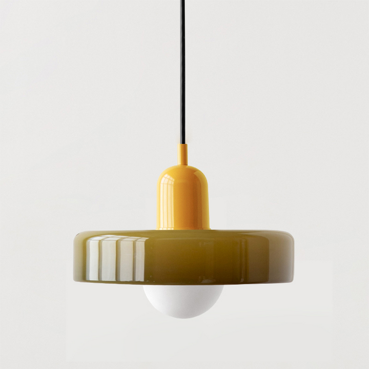 Miklon | Farverig Bauhaus-Stil Pendel Lys