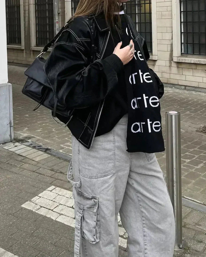 Dame Overdimensioneret Bomberjakke