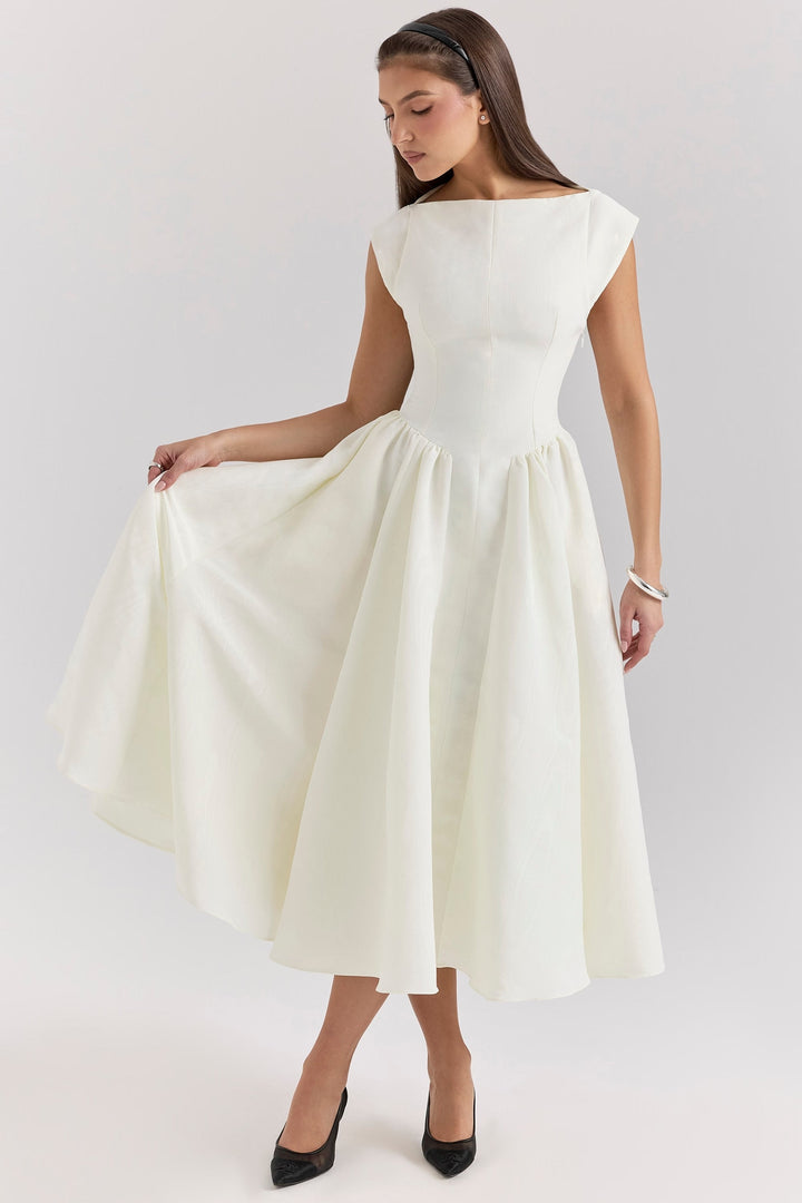 Enira | Elegant Midikjole til Kvinder
