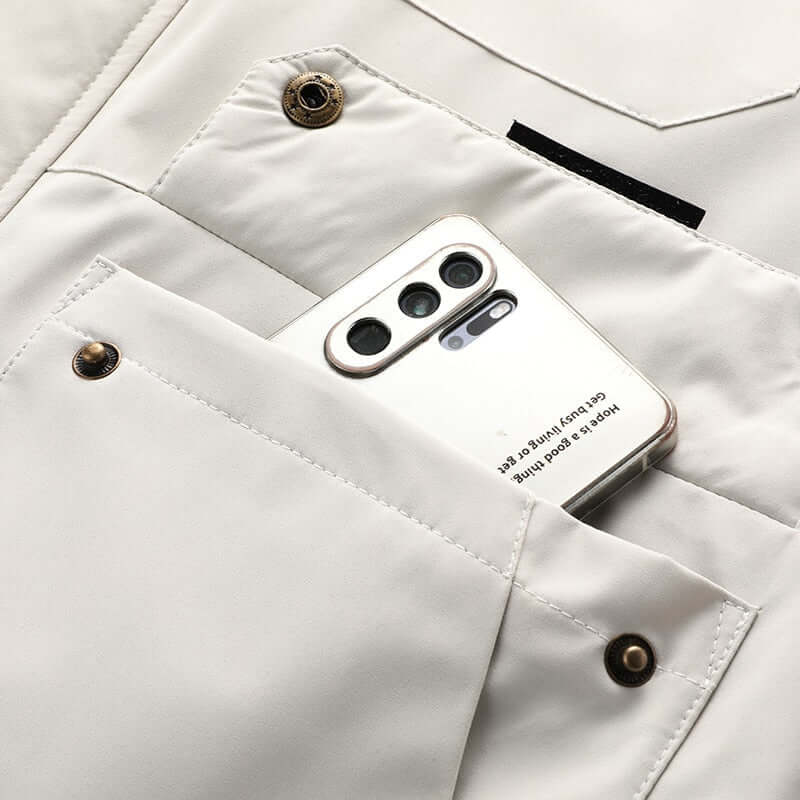 Herre Vandtæt Jakke med Gåsedun Fyld