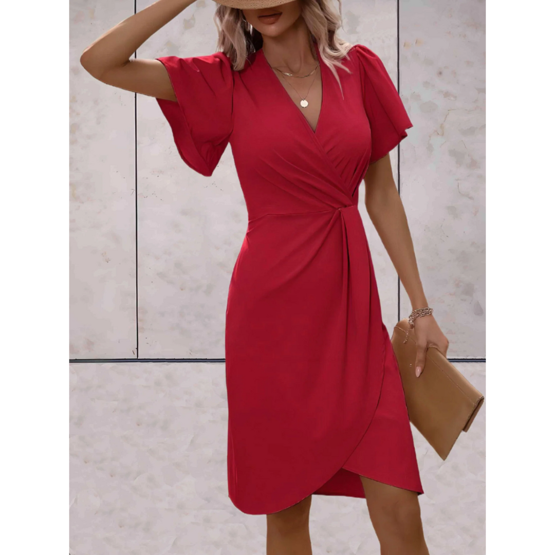 Thalora | Elegant Slå-Midikjole